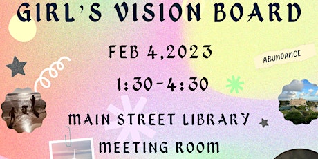 2023  Girl’s Vision Board Workshop
