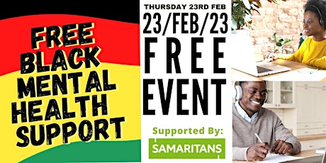 Making Time for Black Mental Health Group Support | Supported by Samaritans primary image