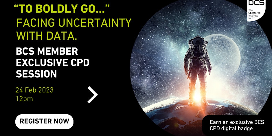 Webinar: "To boldly go..." Facing uncertainty with data. An immersive CPD experience