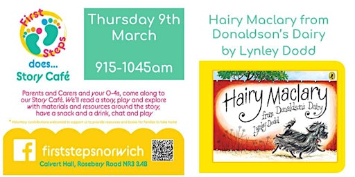 First Steps does Story Cafe - Hairy Maclary by Lynley Dodd (FREE) primary image