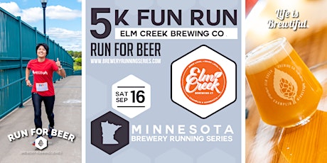 5k Beer Run x Elm Creek Brewing Co| 2023 MN Brewery Running Series