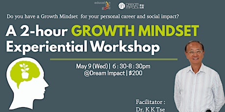 Hauptbild für A 2-hour Growth Mindset Experiential Workshop