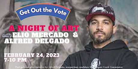Art & Public Policy with Elio Mercado aka Evoka1 to Support Alfred Delgado