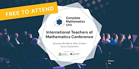 International Teachers of Mathematics Conference, Zurich primary image