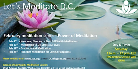 Free Meditation Series - Power of Meditation