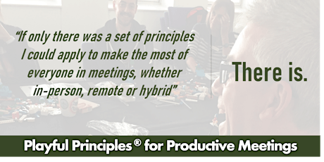 Playful Principles® for Productive Meetings - open training