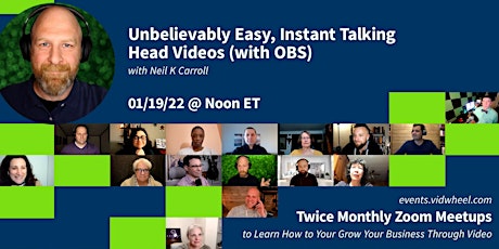 Unbelievably Easy, Instant Talking Head Videos (with OBS)