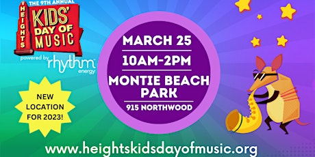 2023 - 9th Annual Heights Kids' Day of Music powered by Rhythm Energy- FREE