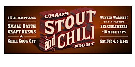 The 12th Annual Stout and Chili Night 2023