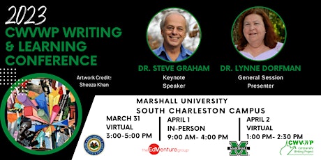 2023 CWVWP Writing & Learning Conference,				 March 31- April 2