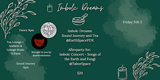 Imbolc Dreams: Sound Journey and Tea