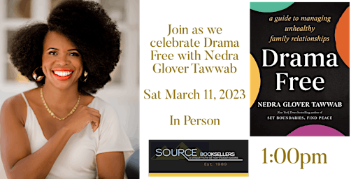 Drama Free Booksigning with Nedra Glover Tawwab   at Source Booksellers