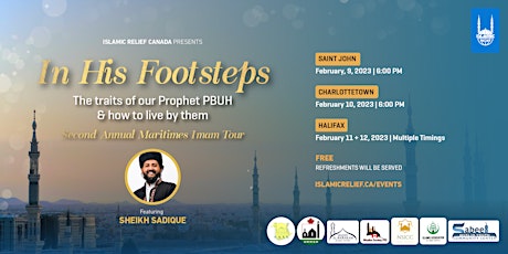 In His Footsteps: The traits of our Prophet ﷺ Imam Tour | PEI