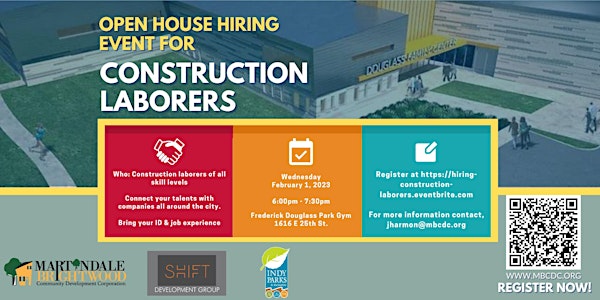 Open House Hiring Fair for Construction Laborers