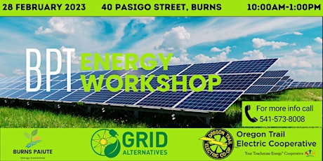 Burns Paiute Community Energy Workshop 2023