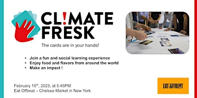Climate Fresk and Dinner at Eat Offbeat (Chelsea Market)