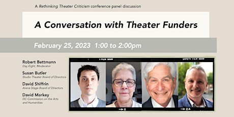 A Conversation with Theater Funders about Arts Journalism