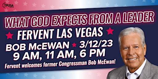 What God Expects From a Leader with Bob McEwan @ 9am, 11am, & 6pm