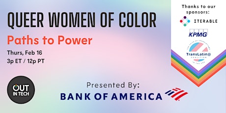 Queer Women of Color: Paths to Power