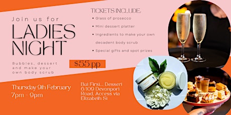 But First Dessert Ladies Night - Thursday 9th February primary image