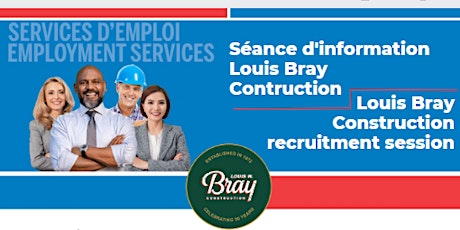Séance de recrutement Louis Bray Construction recruitment session