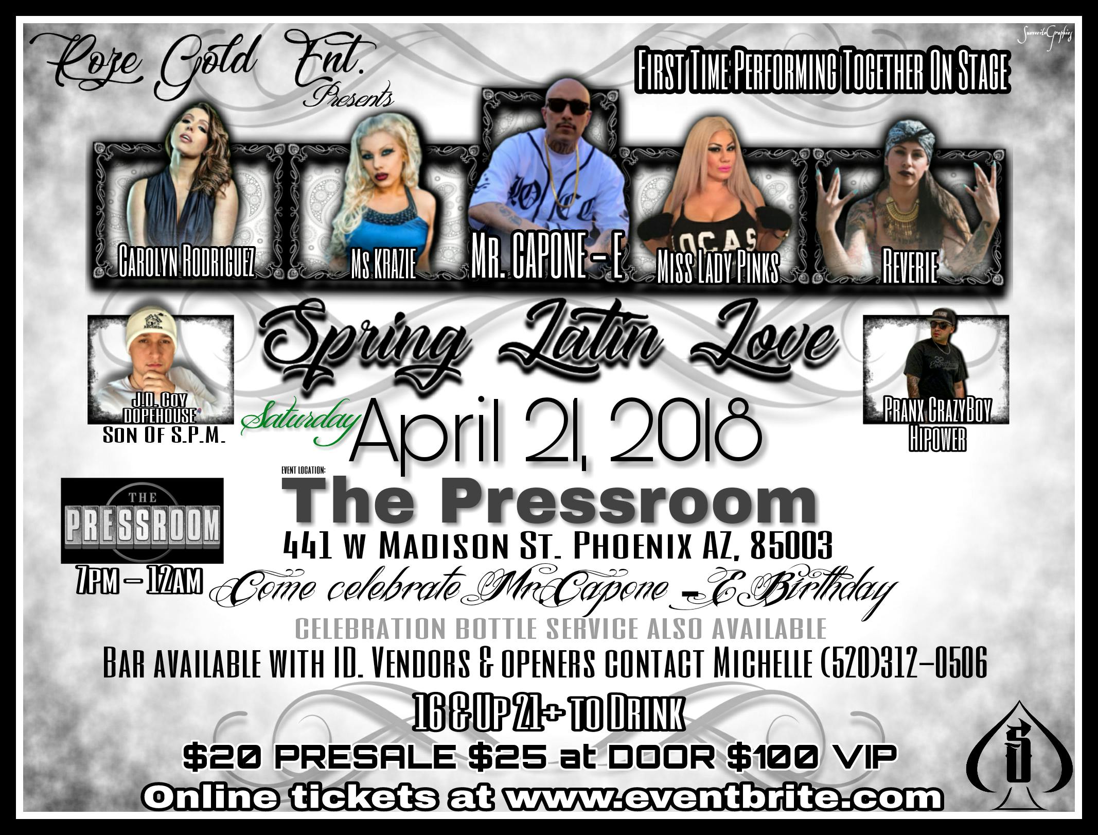 Mr. Capone-E, Ms Krazie, Ms Lady Pinks & More