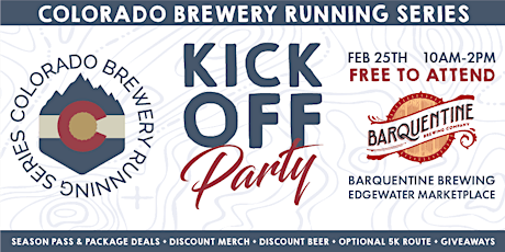2023 Kickoff Party @ Barquentine Brewing | CO Brewery Running Series | FREE