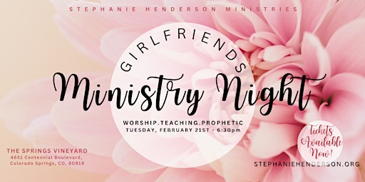 Girlfriends Ministry Night