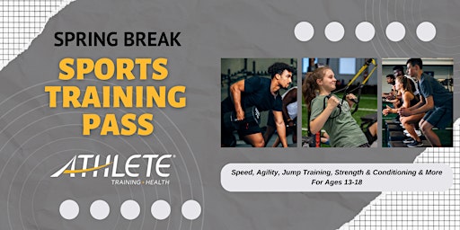 ATH-Allen: Spring Break Sports Training Pass (ages 13-18) primary image