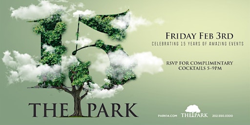 15 Year Anniversary Party Friday at The Park!