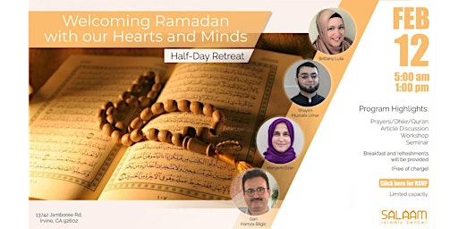 Welcoming Ramadan with our Hearts and Minds