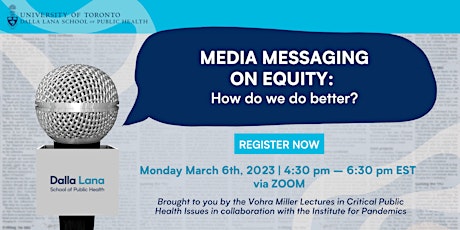 Media Messaging on Equity: How do we do better? primary image