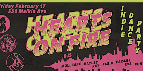 Imagen principal de HEARTS ON FIRE ~ Indie Dance Party