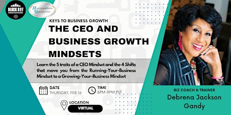 Keys to business growth - The CEO and Business Growth MINDSETS
