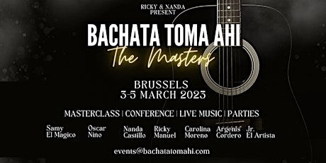 Primaire afbeelding van BACHATA TOMA AHI - FESTIVAL THE MASTERS