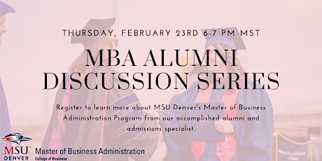 MBA Alumni Discussion Series