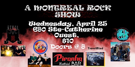 A Montreal Rock Show with StoneHouse, Rival, Skeleton Club and TravelMind primary image