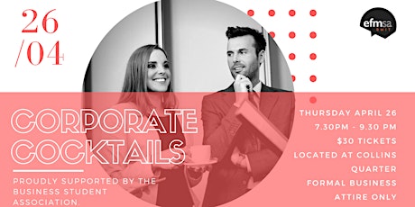 EFMSA Presents: Corporate Cocktails primary image