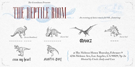 The Greenhouse Presents The Reptile Room