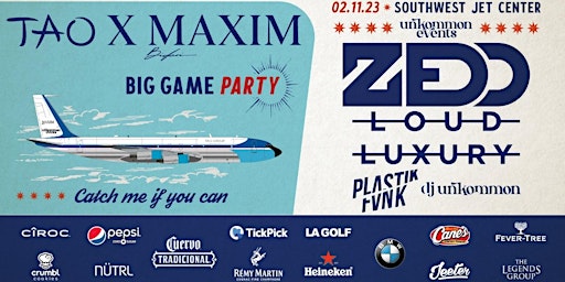 TAO X MAXIM Big Game Party Tickets - 1-877-MAXIM-02 - Super Bowl Arizona