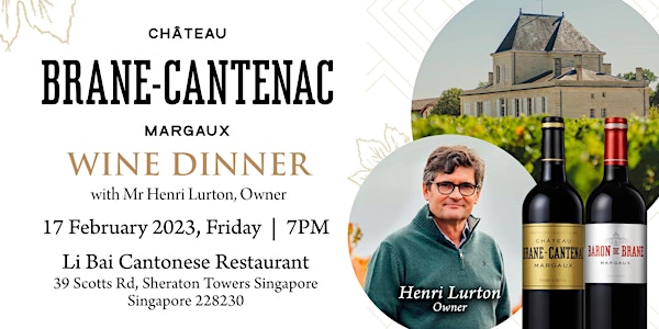 Crystal Wines Presents: Chateau Brane-Cantenac Wine Dinner