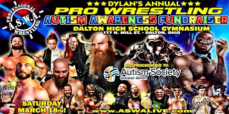 ASWA Pro Wrestling: Autism Awareness Fundraiser!