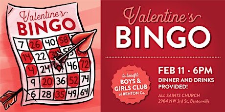 Valentine's Bingo - FUNdraiser for the Boys & Girls Club of Benton County