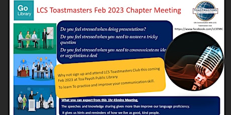 Life Communication Skills Toastmasters February Chapter Meeting