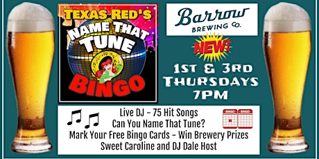 Barrow Brewing Salado presents Texas Red's 1st & 3rd Thursday BINGO @7pm