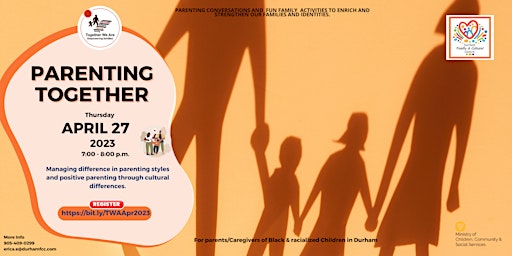 Parenting Together - Managing differences in parenting styles and cultures.