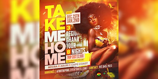 Take Me Home | 3 Region Ghana Tour | 8 Nights (12.25.23 - 1.2.24)