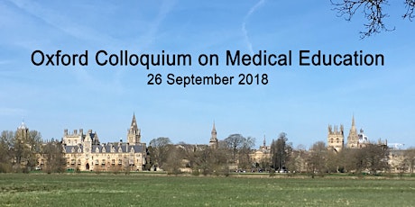 Oxford Colloquium on Medical Education 2018 primary image