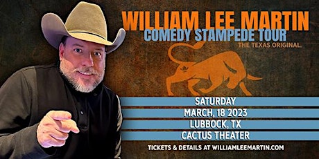 William Lee Martin - Comedy Stampede Tour - Live at Cactus Theater!