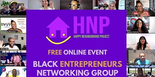 Black Entrepreneurs Free Online Networking Event primary image